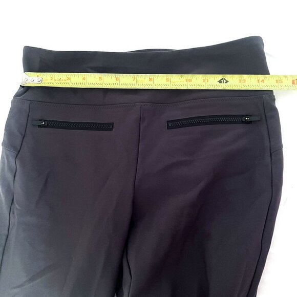 Athleta Stellar Crop Pant Plus Size Medium Lycra Charcoal Gray - Picture 5 of 9